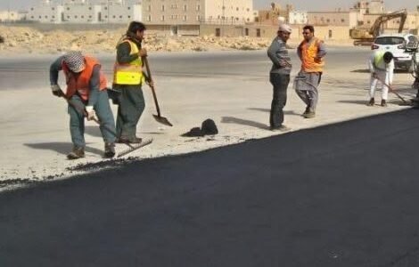 صيانة وترميم الأسفلت